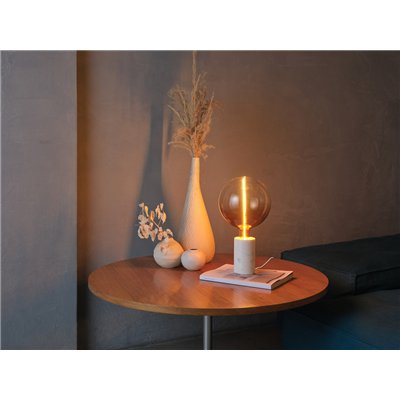 Decor Marble Base Table Dim E27 White