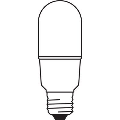 LED STAR STICK 9.5W 827 Frosted E27