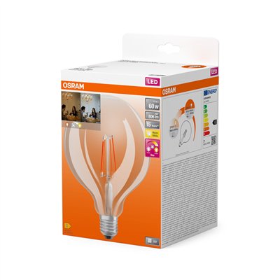 LED SUPERSTAR CLASSIC GLOBE GLOWdim 7W 822…827 E27 