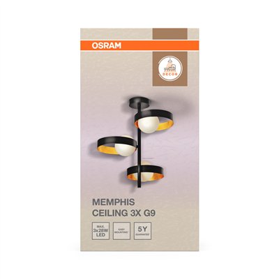 Decor Memphis Ceiling 3 x G9