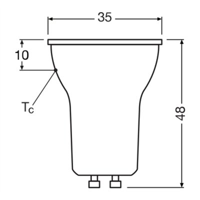 LED SUPERSTAR PAR11 3W 827 GU10