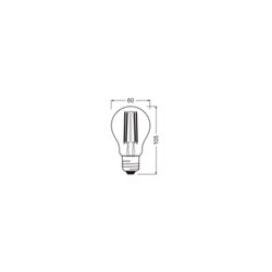 LED LAMPS ENERGY CLASS A ENERGY EFFICIENCY FILAMENT CLASSIC A 5W 830 Clear E27 