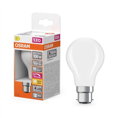 LED SUPERSTAR PLUS CLASSIC A FILAMENT 11W 927 Frosted B22d