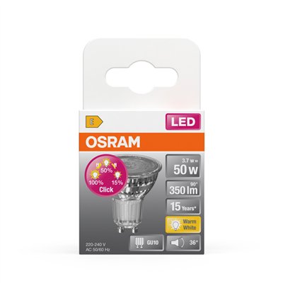 LED THREE STEP DIM PAR16 3.7W 827 GU10 3step DIM