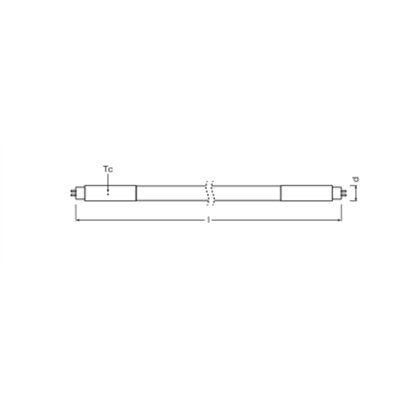LED TUBE T5 AC MAINS P 849 mm 10W 865