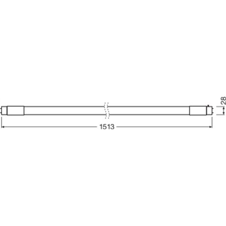 LED TUBE T8 EM CONNECTED P 1500 mm 24W 830