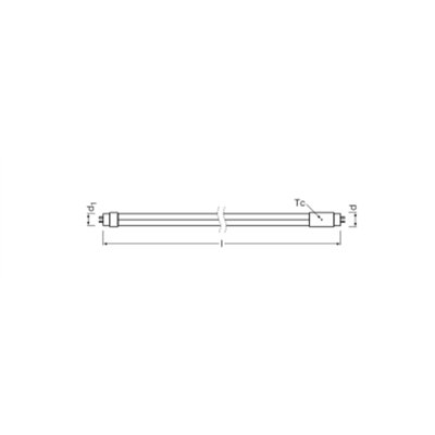 LED TUBE T8 EM ULTRA OUTPUT HIGHBAY S 1200 mm 14W 840