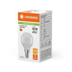 LED CLASSIC P P 4.9W 827 Frosted E14