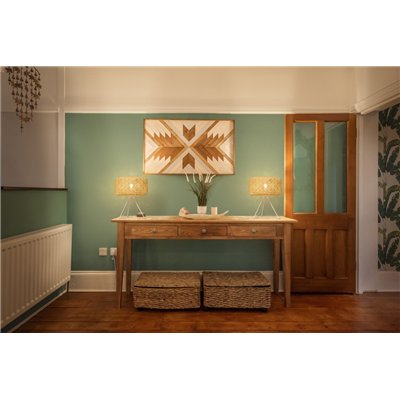 Decor Paper Bale Table 1XE27 Beige