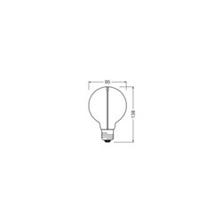 Vintage 1906® LED CLASSIC A, Globe and EDISON WITH FILAMENT-MAGNETIC STYLE 2.2W 827 Gold E27