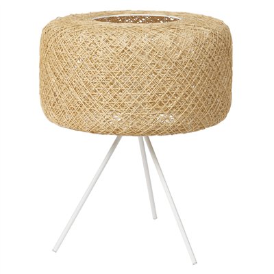 Decor Paper Bale Table 1XE27 Beige