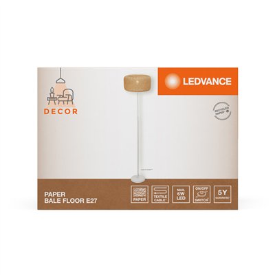 Decor Paper Bale Floor 1XE27 Beige