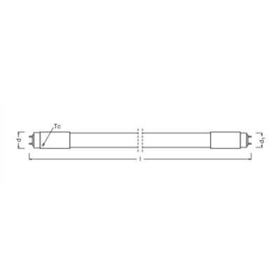 LED TUBE T8 HF ULTRA OUTPUT P 1200 mm 15W 865