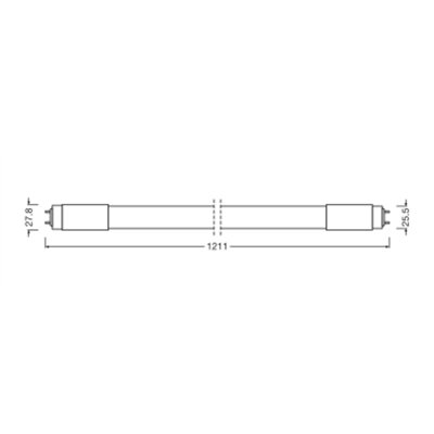 LED TUBE T8 HF ULTRA OUTPUT P 1200 mm 15W 840