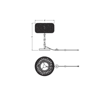 Decor Paper Bale Floor 1XE27 Beige