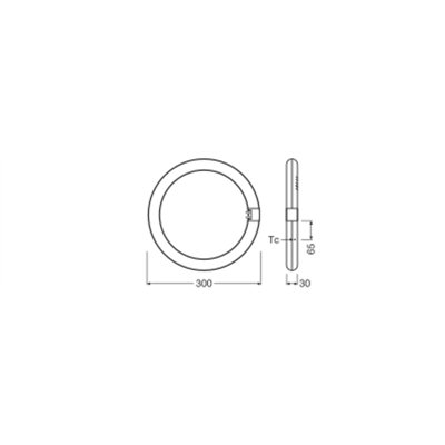 LED TUBE T9 EM V 18.3W 865 G10Q