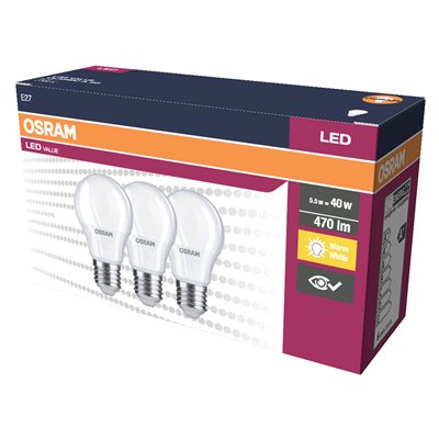 LED VALUE CLASSIC A 40  4.9 W/2700 K E27 