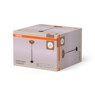 Decor Paper Drop Floor 1XE27 Beige