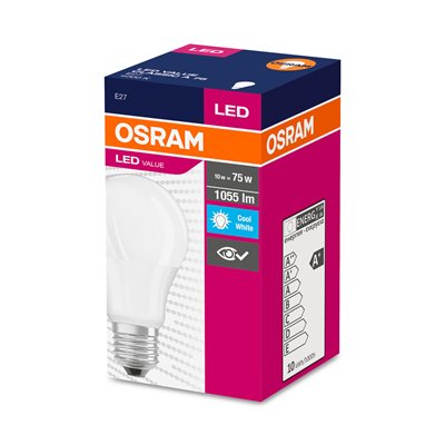 LED VALUE CLASSIC A 75 FR 10 W/4000 K E27 