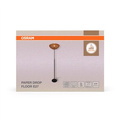 Decor Paper Drop Floor 1XE27 Beige
