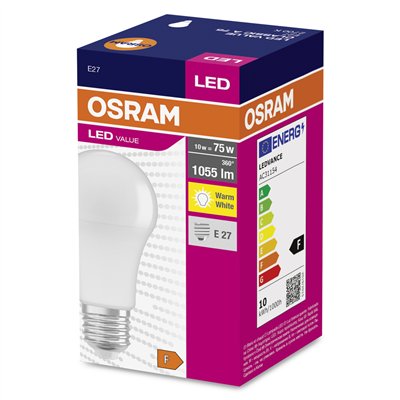 LED VALUE CLASSIC A 75 FR 10 W/2700 K E27 