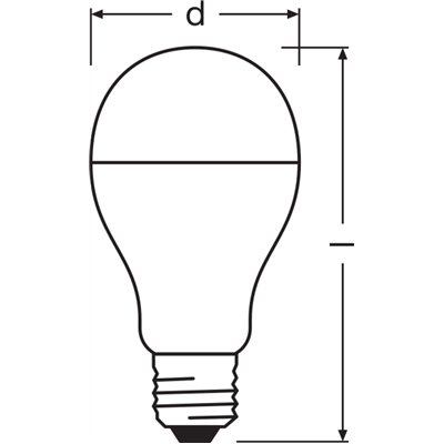 LED VALUE CLASSIC A 150  19 W/6500 K E27 