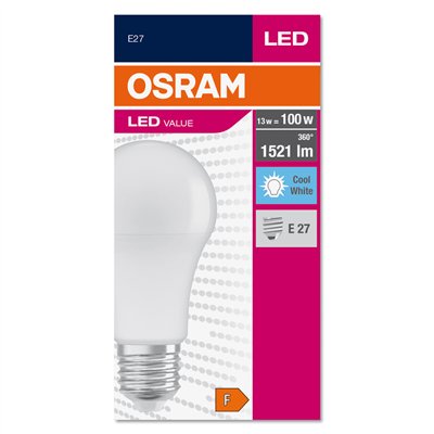 LED VALUE CLASSIC A 100 FR 13 W/4000 K E27 