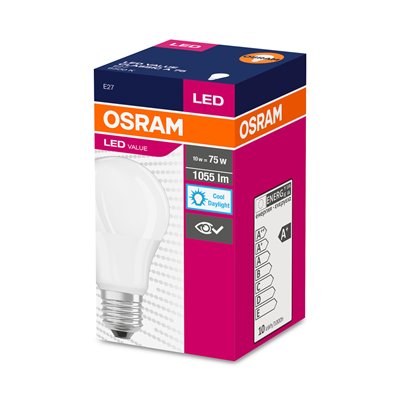 LED VALUE CLASSIC A 75 FR 10 W/6500 K E27 