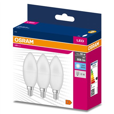 LED VALUE CLASSIC B 60  7.5 W/4000 K E14 