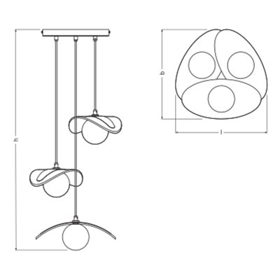 Decor Pearl Pendant 3XG9 Beige