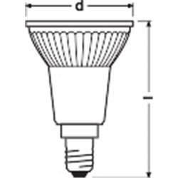 LED PAR16 DIM P 4.8W 927 E14