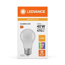 LED CLASSIC LAMPS FROSTED S 4.9W 927 Frosted E27
