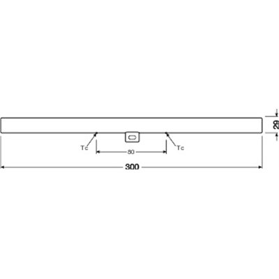 LEDINESTRA® BASE 3.5W 827 Frosted S14d