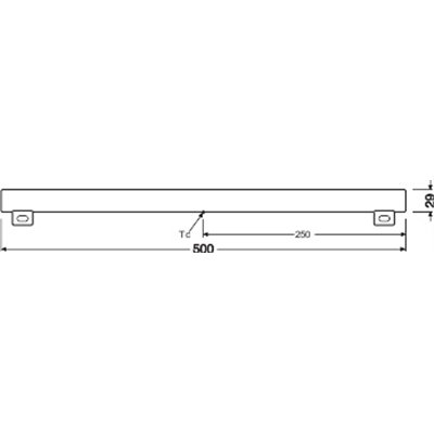 LEDINESTRA® BASE 6W 827 Frosted S14s