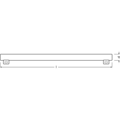 LEDinestra® DIM HD Lighting 4.7W 927 Frosted S14s