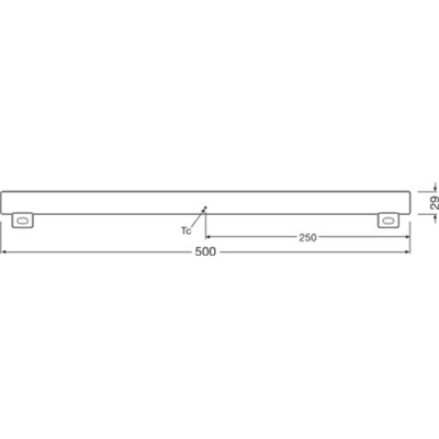 LEDinestra® DIM HD Lighting 4.7W 927 Frosted S14s
