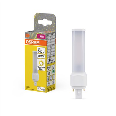 OSRAM DULUX LED D EM & AC MAINS  5W 830 G24D-1