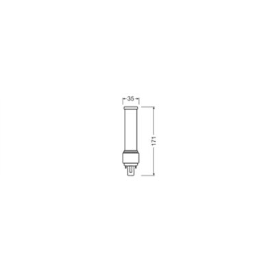OSRAM DULUX LED D EM & AC MAINS  9W 830 G24D-3