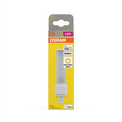 OSRAM DULUX LED D EM & AC MAINS  7W 830 G24D-2