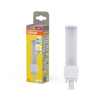 OSRAM DULUX LED D EM & AC MAINS  7W 830 G24D-2
