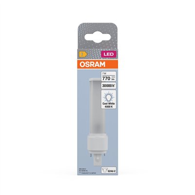 OSRAM DULUX LED D EM & AC MAINS  7W 840 G24D-2