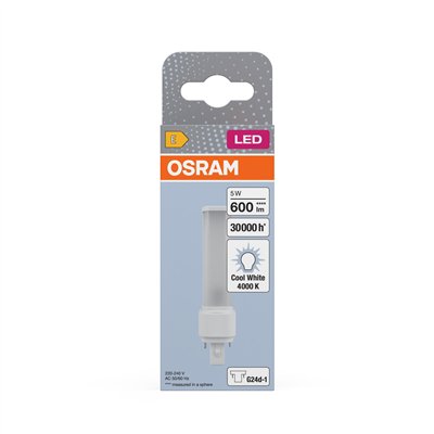 OSRAM DULUX LED D EM & AC MAINS  5W 840 G24D-1