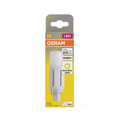 OSRAM DULUX LED D VT EM & AC MAINS 7.5W 830 G24D
