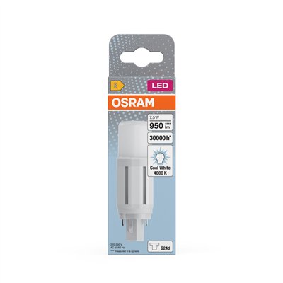 OSRAM DULUX LED D VT EM & AC MAINS 7.5W 840 G24D
