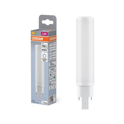 OSRAM DULUX LED D/E HF & AC MAINS 10W 840 G24Q-3