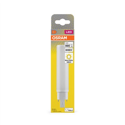 OSRAM DULUX LED D/E HF & AC MAINS 10W 830 G24Q-3