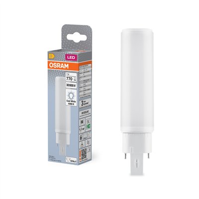 OSRAM DULUX LED D/E HF & AC MAINS 7W 840 G24Q-2