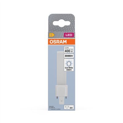 OSRAM DULUX LED S EM & AC MAINS 3.5W 840 G23