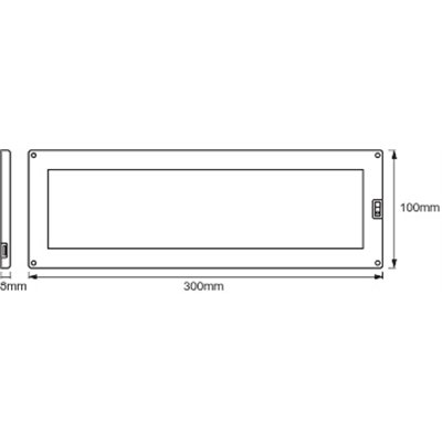 Cabinet LED Panel 300x100mm
