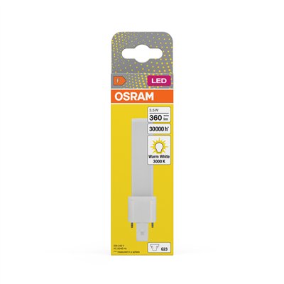 OSRAM DULUX LED S EM & AC MAINS 3.5W 830 G23